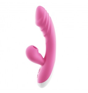 MizzZee - MystiPleasure Suction Vibrator (Chargeable - Pink)